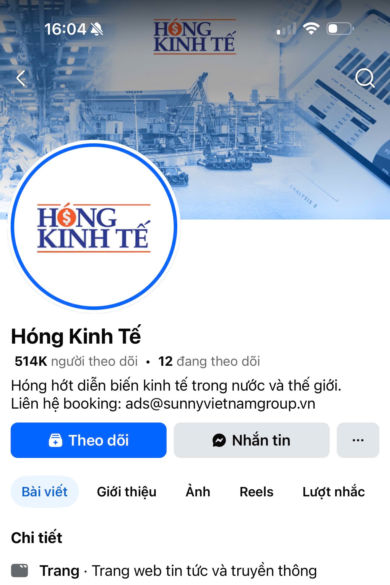 Fanpage Hóng Kinh Tế